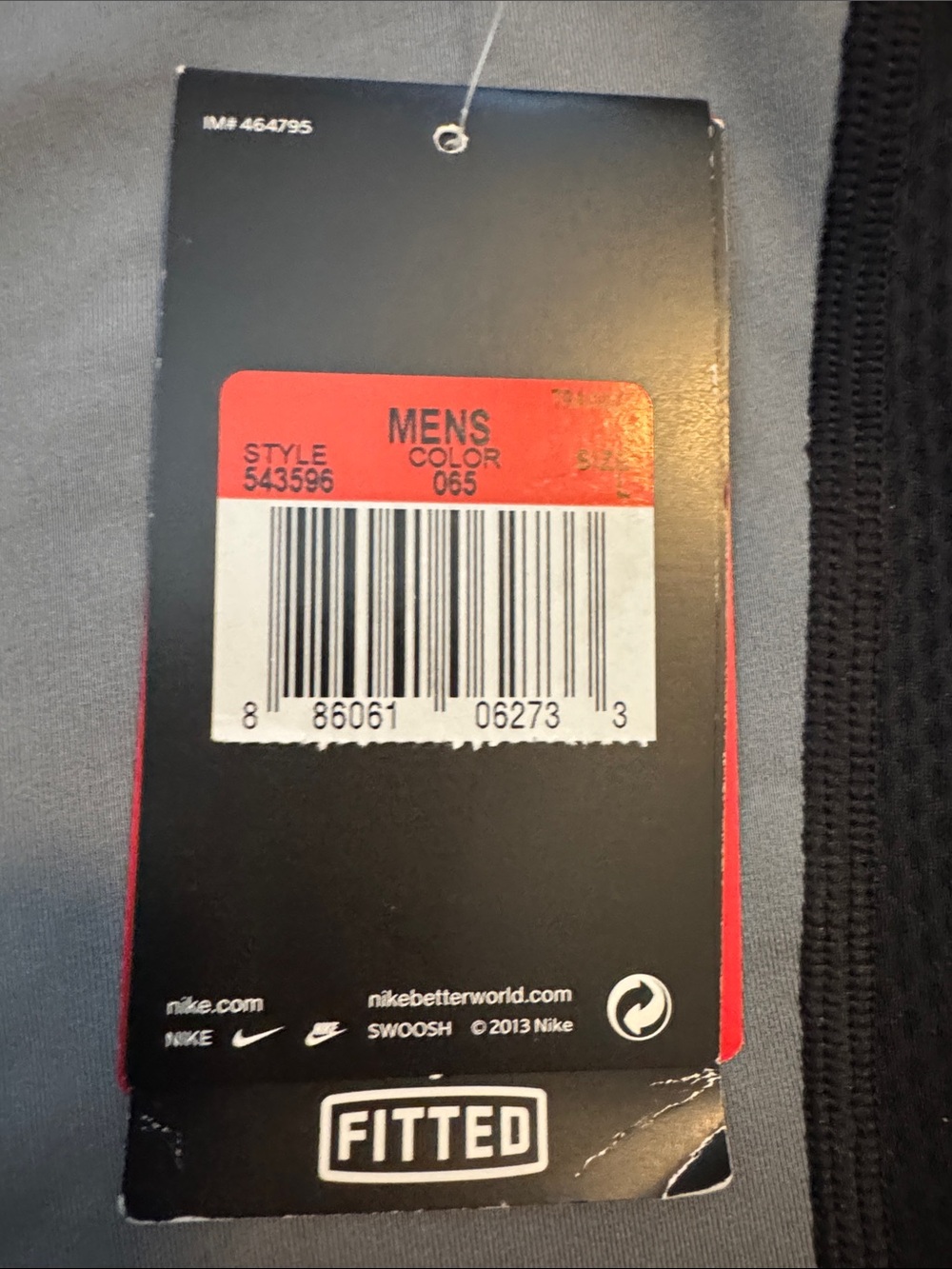Nike Pro Combat Men’s Gray and Black Fitted 1/4 Zip Performance Pullover - Picture 2 of 6